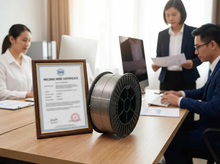 Сертификат на сварочную проволоку
